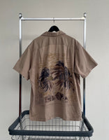 90s Vintage Polo RalphLauren “PalmTree”Opencollar Shirt XL