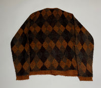 50s vintage Mcgregor diamond pattern cardigan M