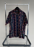 90s Vintage RalphLauren VINTAGE CAMP OpenCollar Shirt L Navy