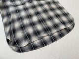 90s RRL ShadowPlaid Shirt L Black&White