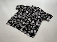 90s Vintage RalphLauren Hawaiian OpenCollar Shirt XXL Black&White
