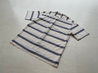 90s Vintage Polo RalphLauren CALDWELL OpenCollar Border Shirt XL White