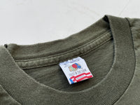 90s Vintage YO LA TENGO T-shirt L Khaki