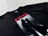 90s Vintage EVITA T-shirt L Black