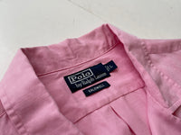 90s Vintage RalphLauren CALDWELL OpenCollar Shirt L Pink Deadstock