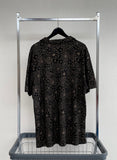 90s Vintage Polo RalphLauren BlackFlower Polo shirt XL Black