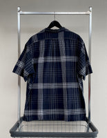 90s Vintage Polo RalphLauren CALDWELL Plaid Shirt XL Black&White