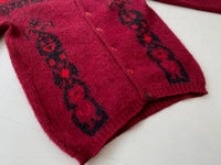 50s Vintage Bond Mohair Cardigan M TotemPole