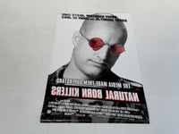 90s Vintage NATURAL BORN KILLERS Original Poster 2Sided