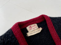 50s Vintage Bond Mohair Cardigan M TotemPole