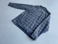 70s Vintage Pendleton Shadow Plaid Wool shirt LightBlue&LightPurple