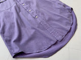90s Vintage Polo RalphLauren Silk&Cotton Shirt M Lavender
