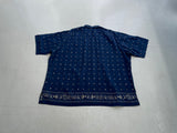 90s Polo RalphLauren Bandana Paisley Shirt XXL Navy