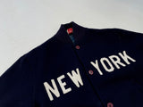 80s Empire NEWYORK Varsity Jacket M DeepNavy