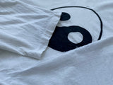 90s Vintage Yingyang T-shirt XL White Asis