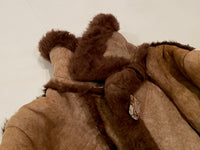 70s Vintage Tradition Mouton Coat Chocolate