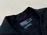 90s Vintage RalphLauren CALDWELL OpenCollar Shirt L Black