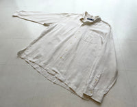 90s Vintage Polo RalphLauren Silk&Linen L/S Shirt XL White