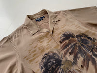 90s Vintage Polo RalphLauren “PalmTree”Opencollar Shirt XL