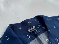 90s Polo RalphLauren Bandana Paisley Shirt XXL Navy