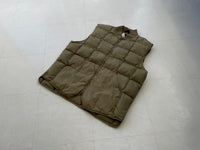 80s Eddie Bauer Puffer Quilting Vest Khaki
