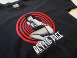 Vintage BETTY PAGE T-shirt M Black