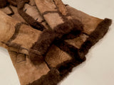 70s Vintage Tradition Mouton Coat Chocolate