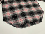 70s Vintage Fruit of the Loom Ombre Wool shirt Black&Pink L