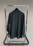 90s Vintage Deadstock Polo RalphLauren 100%Rayon L/S Shirt L Asphalt Gray