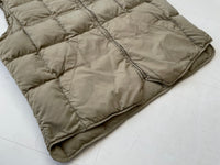 80s Eddie Bauer Puffer Quilting Vest Khaki