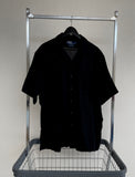 90s Vintage RalphLauren CLAYTON OpenCollar Shirt L Black