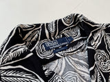90s Vintage Polo RalphLauren “Big Leaf” OpenCollar Shirt L Black