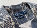 90s Vintage Polo RalphLauren VINTAGE CALDWELL Cross Paisley OpenCollar Shirt L