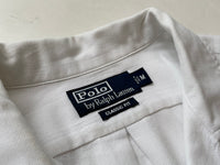 90s Vintage Polo RalphLauren OpenCollar Shirt M White