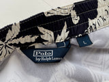Vintage Polo RalphLauren Black Hawaiian Swim Shorts L