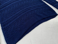90s Polo RalphLauren Jacquard Knit Sweater XL Navy