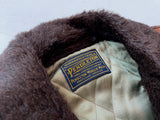70s PENDLETON Ombré Wool Coat Brown&Black