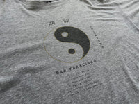 Vintage Yin Yang T shirt XL Gray