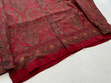 90s Polo RalphLauren Marlowe Paisley Rayon L/S Shirt M Burgundy