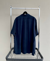 90s Vintage RalphLauren CALDWELL OpenCollar Shirt XL Navy