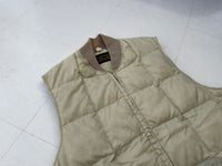 80s Eddie Bauer Quilting Puffer Vest Beige