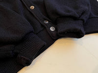 60s Vintage Wool Cardigan DeepNavy