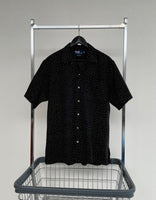 90s Vintage Polo RalphLauren CLAYTON “Square Dot”Shirt M black