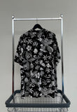 90s Vintage Polo RalphLauren “Black Hawaiian”Opencollar Shirt XL