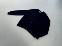 60s Almorett Wool Cardigan XL Navy