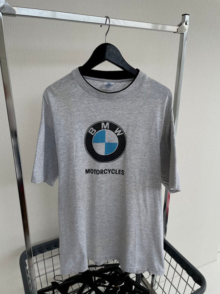 90s Vintage BMW Motorcycles T-shirt XL Gray