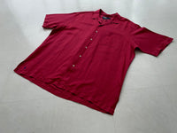90s Vintage RalphLauren CALDWELL OpenCollar Shirt XL Rose
