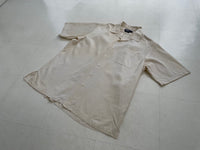90s Vintage Polo RalphLauren “CALDWELL”Opencollar Shirt XL Offwhite