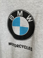 90s Vintage BMW Motorcycles T-shirt XL Gray