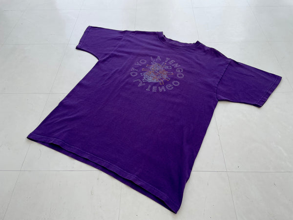 90s Vintage YO LA TENGO T-shirt L Purple